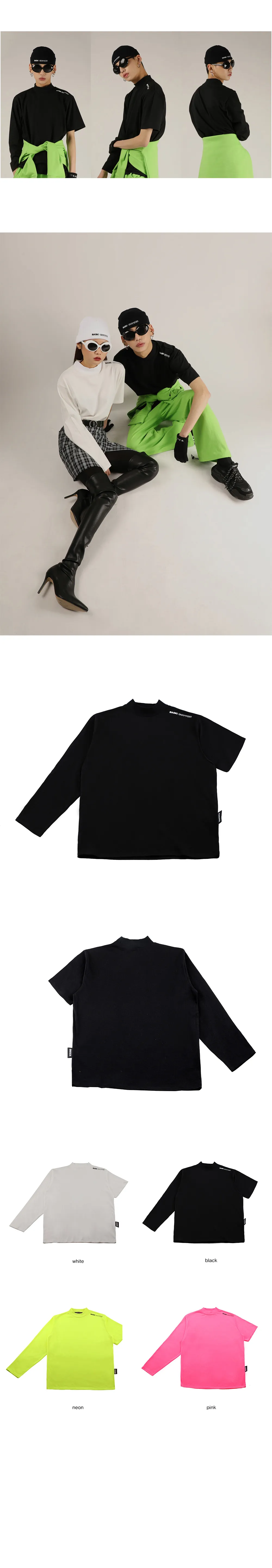 ハーフロングシャツ(ブラック) | 詳細画像3