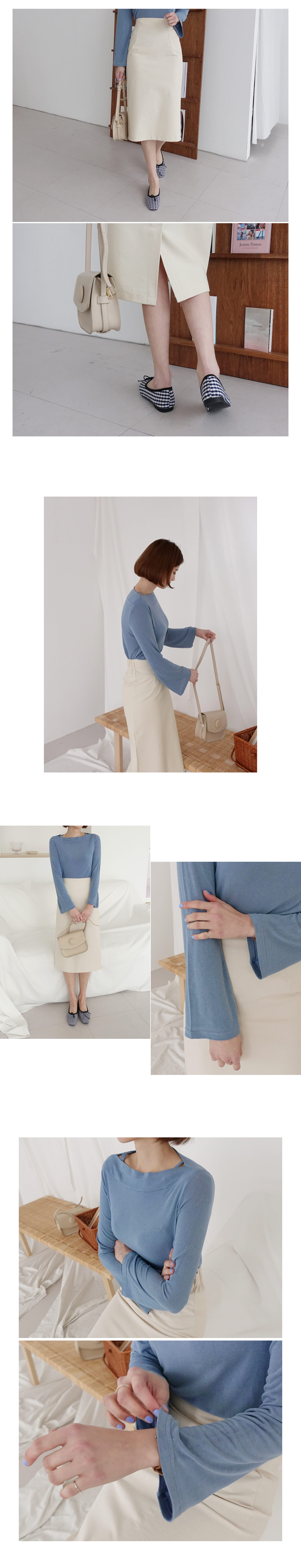 コットンHラインスカート・全3色 | DHOLIC | 詳細画像2