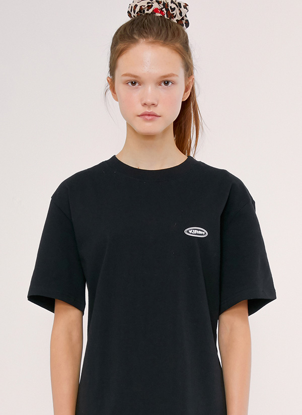 ミニオバールロゴ半袖Tシャツ(ブラック) | 詳細画像1