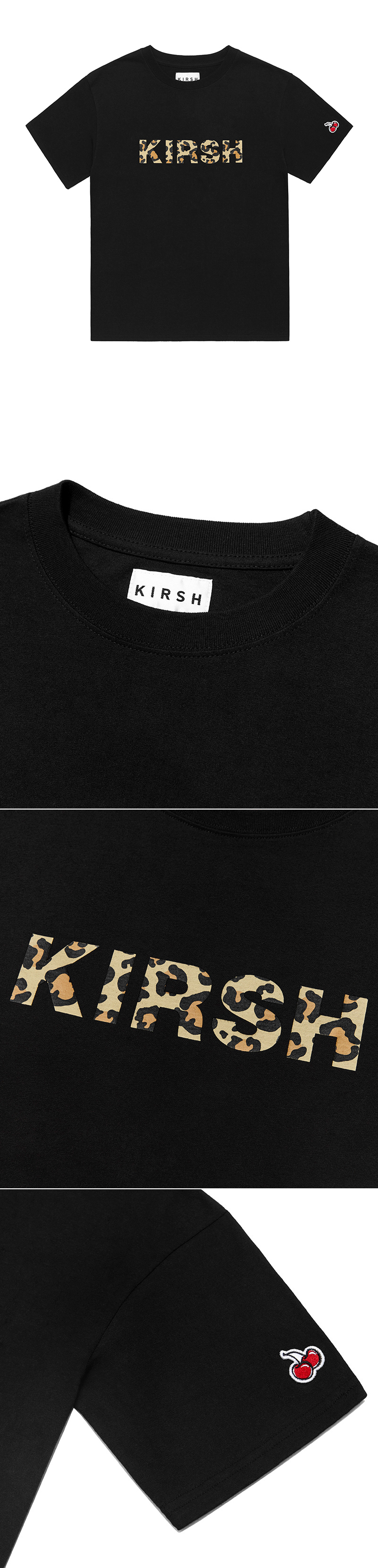 KIIRSHレオパードロゴTシャツ(ブラック) | 詳細画像5