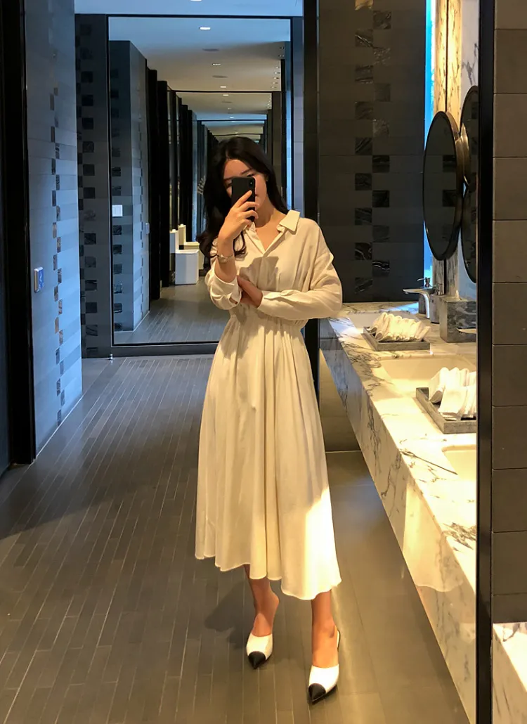 ウエストギャザーシャツワンピース | benito | 詳細画像1