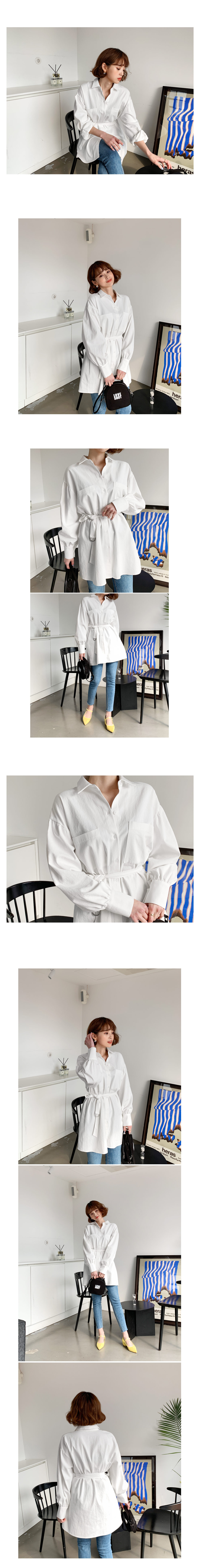 ベルトSETポケットシャツワンピース・全2色 | DHOLIC | 詳細画像2