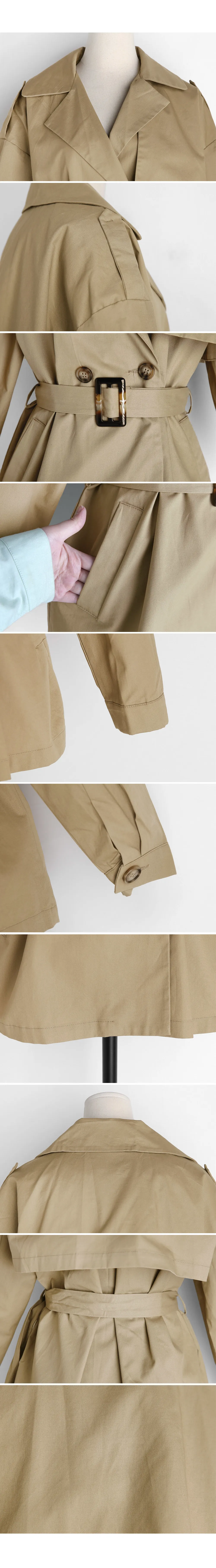 ベルトSETミドルトレンチジャケット・全2色 | DHOLIC | 詳細画像8