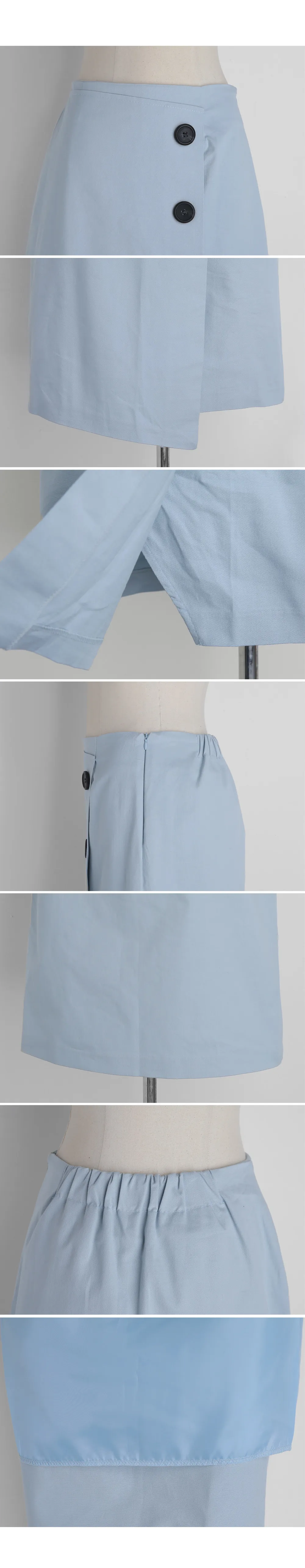 ボタンアンバランスAラインスカート ・全3色 | DHOLIC PLUS | 詳細画像7