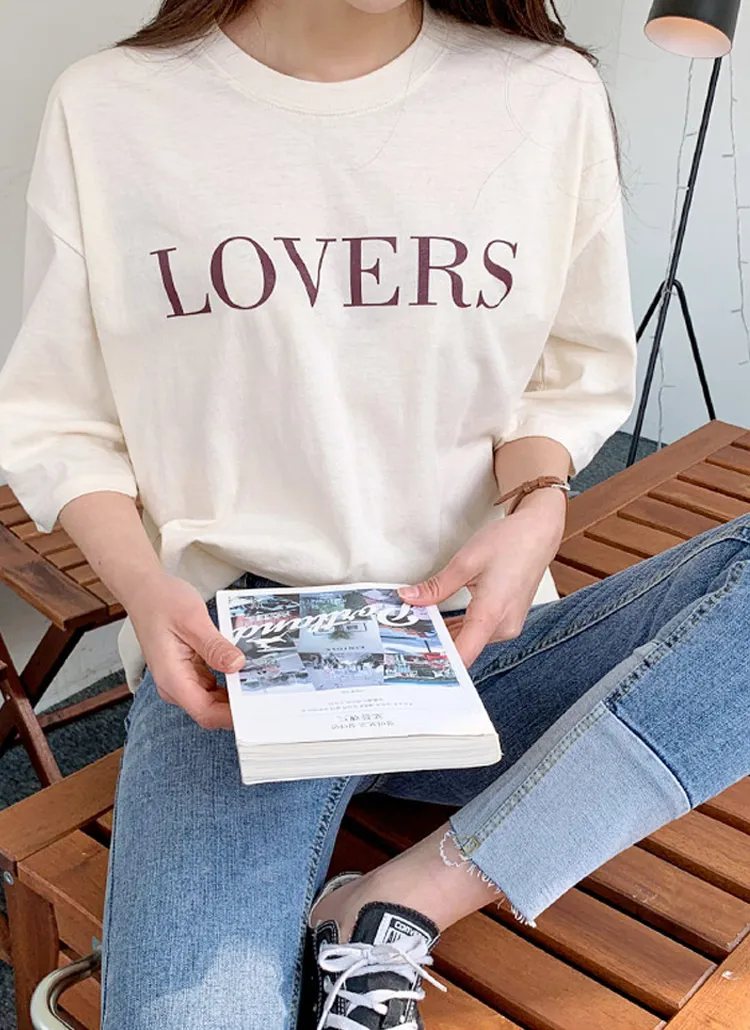 LOVERSハーフスリーブTシャツ | ontheriver | 詳細画像1