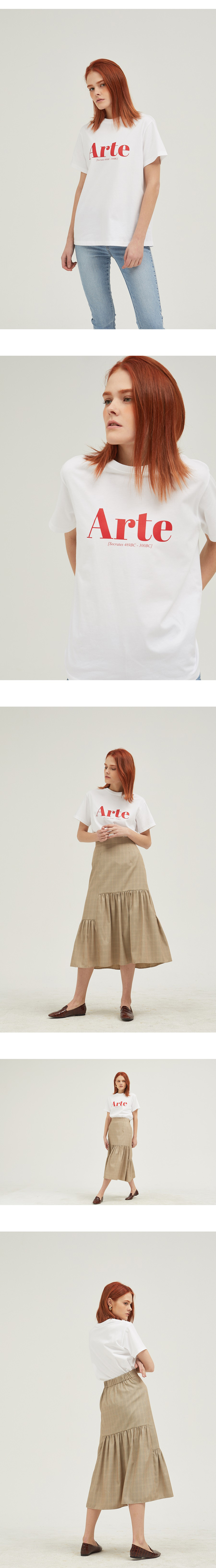 ARTE半袖Tシャツ(ホワイト) | 詳細画像3