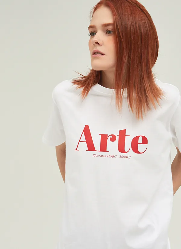 ARTE半袖Tシャツ(ホワイト) | 詳細画像1