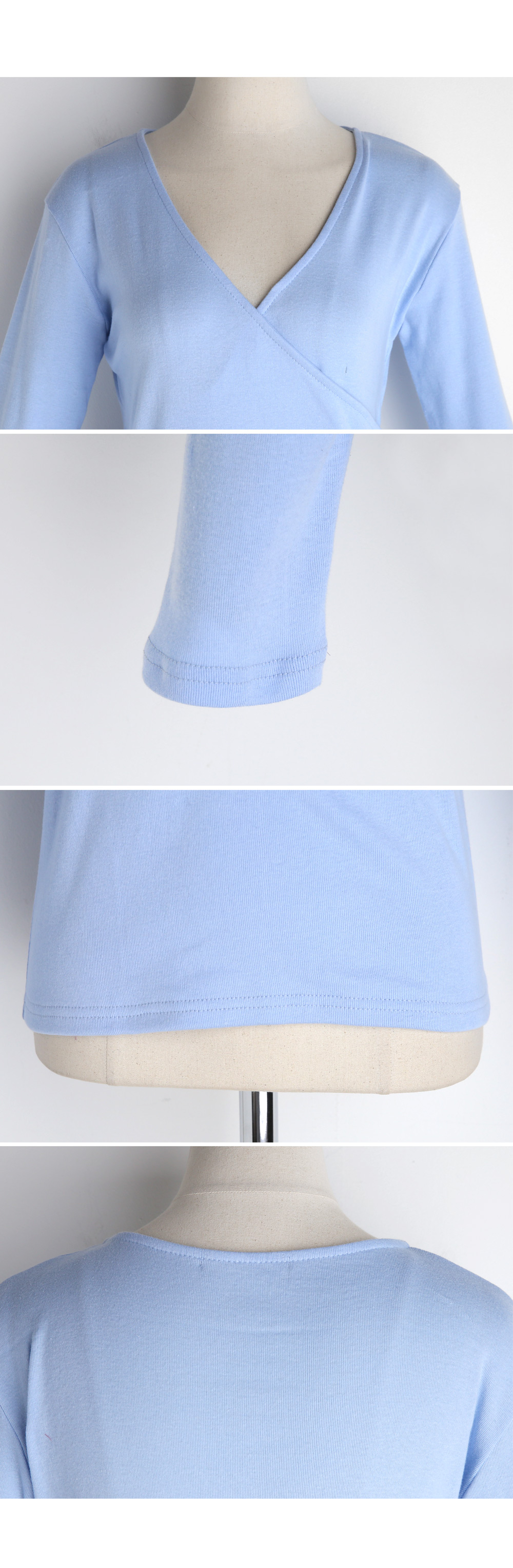 カシュクールスリムTシャツ・全4色 | DHOLIC | 詳細画像9