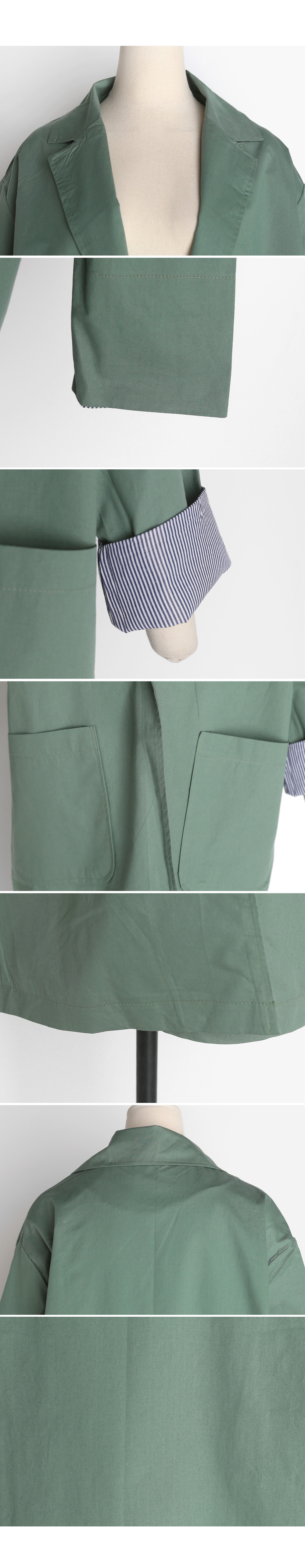ストライプカフスロングジャケット・全4色 | DHOLIC PLUS | 詳細画像7