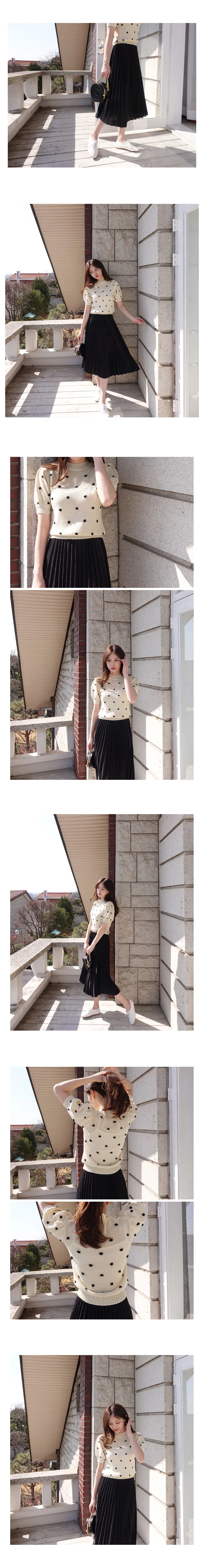 シルキープリーツロングスカート・全4色 | DHOLIC | 詳細画像2