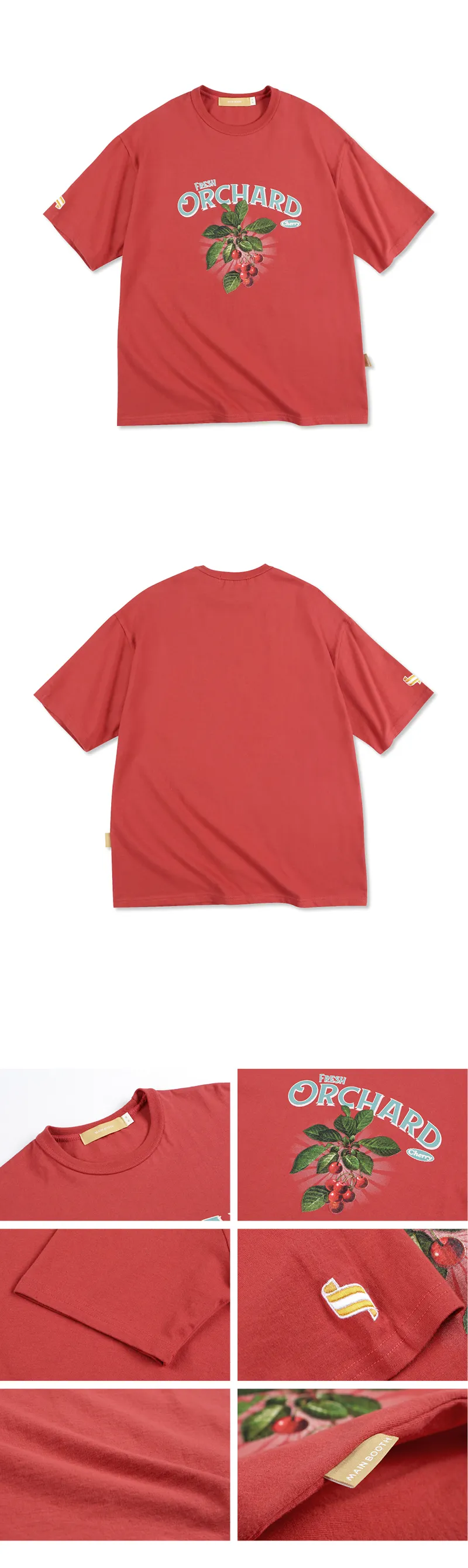 チェリープリント半袖Tシャツ(レッド) | 詳細画像4