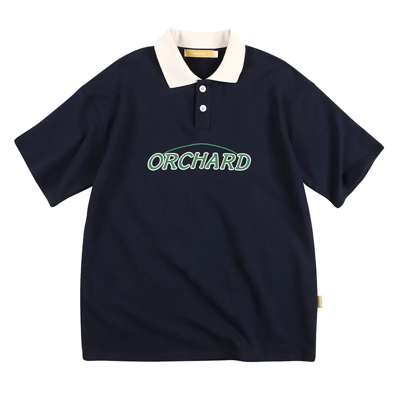 OrchardロゴポロカラーTシャツ(ネイビー) | 詳細画像2