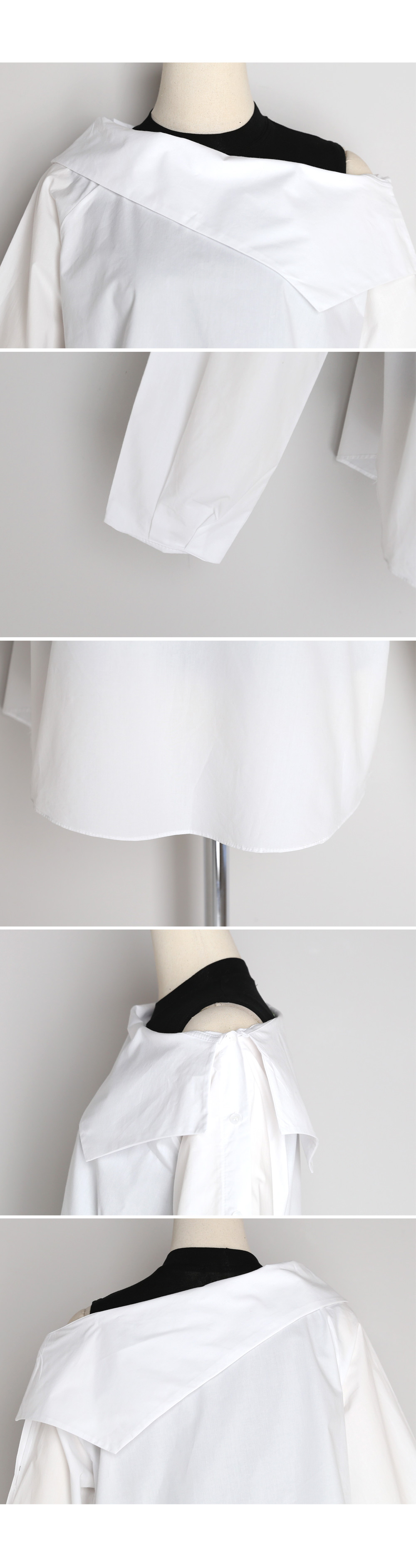 スリーブレスSETアンバランスカラーシャツ・全1色 | DHOLIC | 詳細画像5