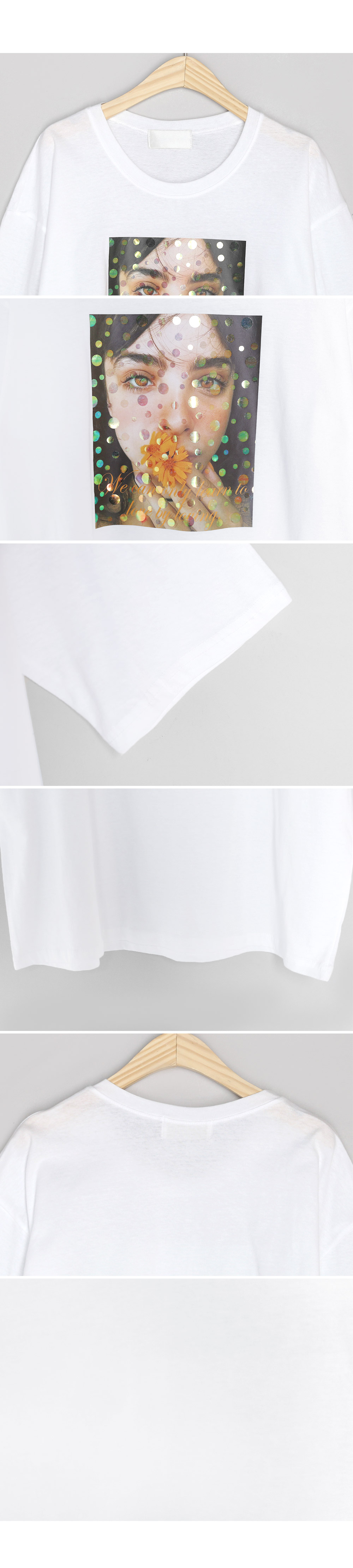 レタリングスクエアプリントTシャツ・全2色 | DHOLIC | 詳細画像8