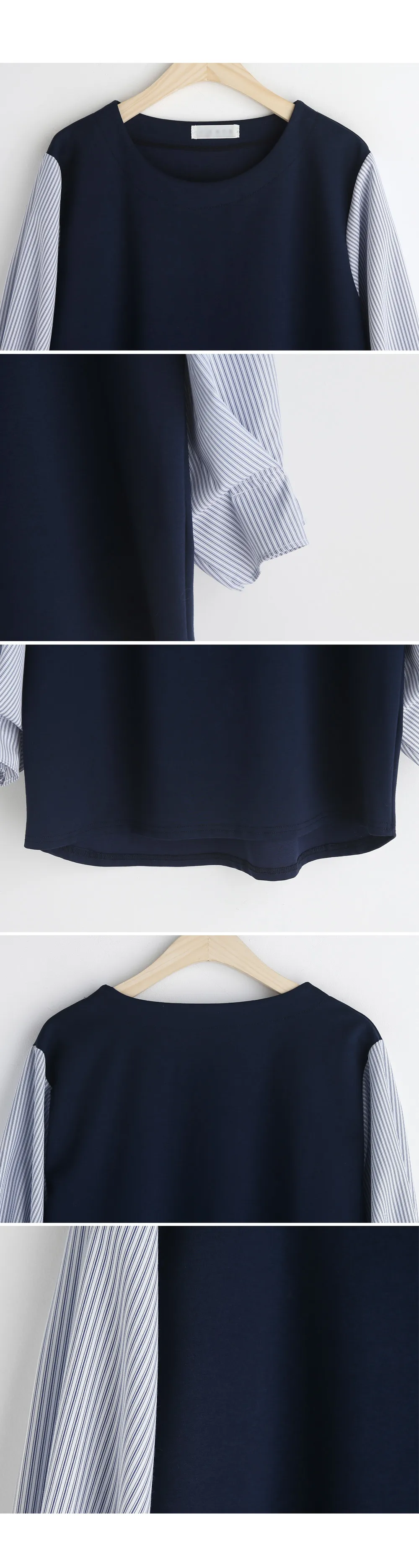 ストライプタックスリーブTシャツ・全2色 | DHOLIC | 詳細画像6