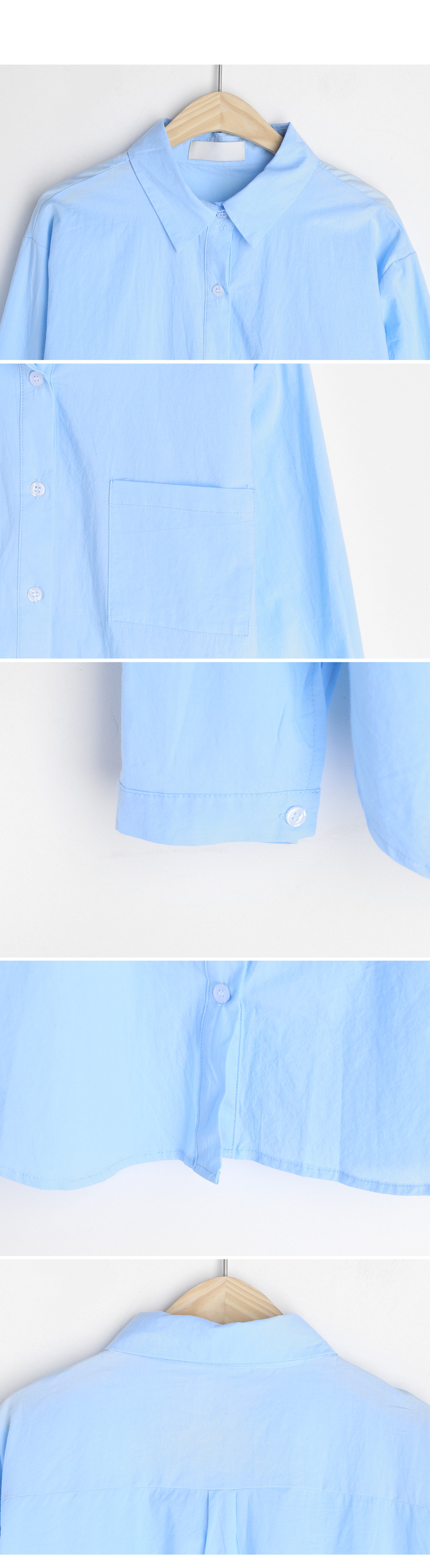 ライトカラーワンポケットシャツ・全4色 | DHOLIC | 詳細画像9