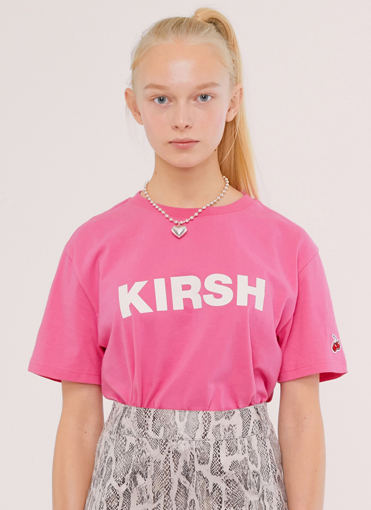 KIRSHロゴ半袖Tシャツ(ピンク) | 詳細画像1