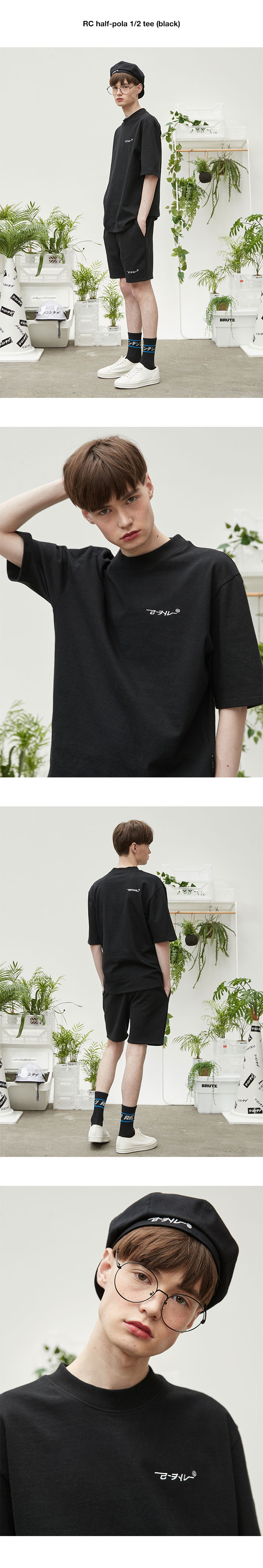 RCハーフネックTシャツ(ブラック) | 詳細画像3