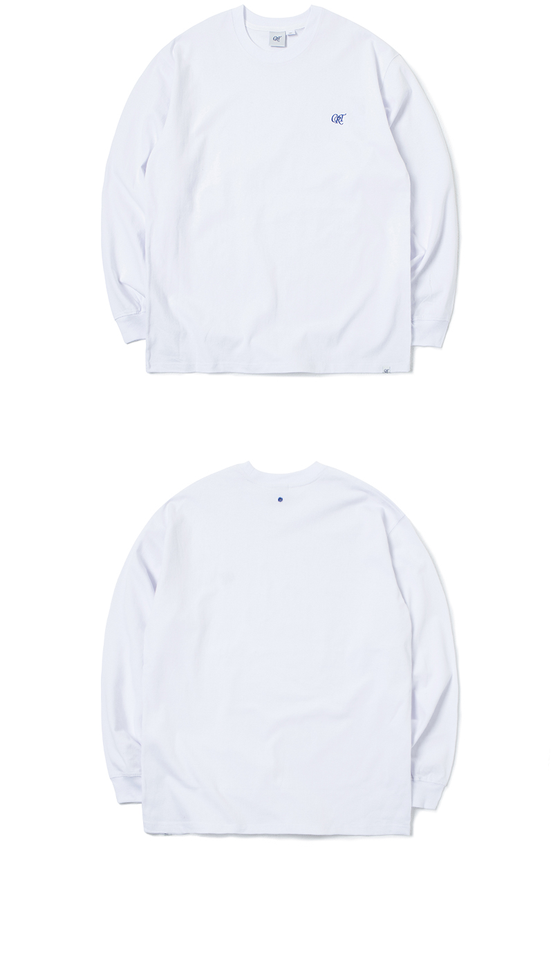 CRTロゴ長袖Tシャツ(ホワイト) | 詳細画像3