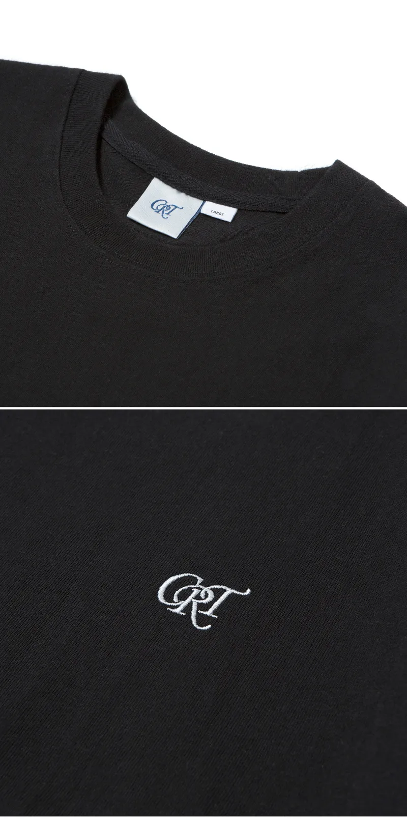 CRTロゴ長袖Tシャツ(ブラック) | 詳細画像4
