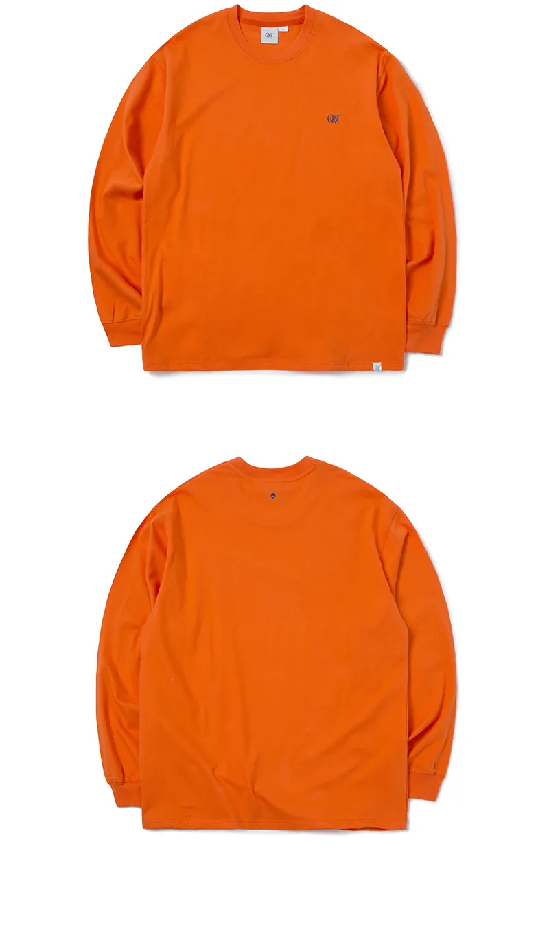 CRTロゴ長袖Tシャツ(オレンジ) | 詳細画像3