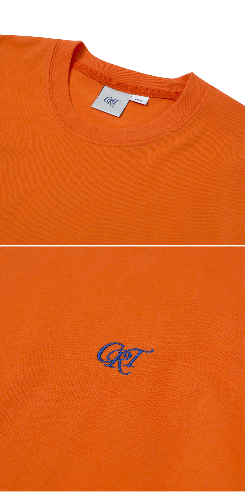 CRTロゴ長袖Tシャツ(オレンジ) | 詳細画像4