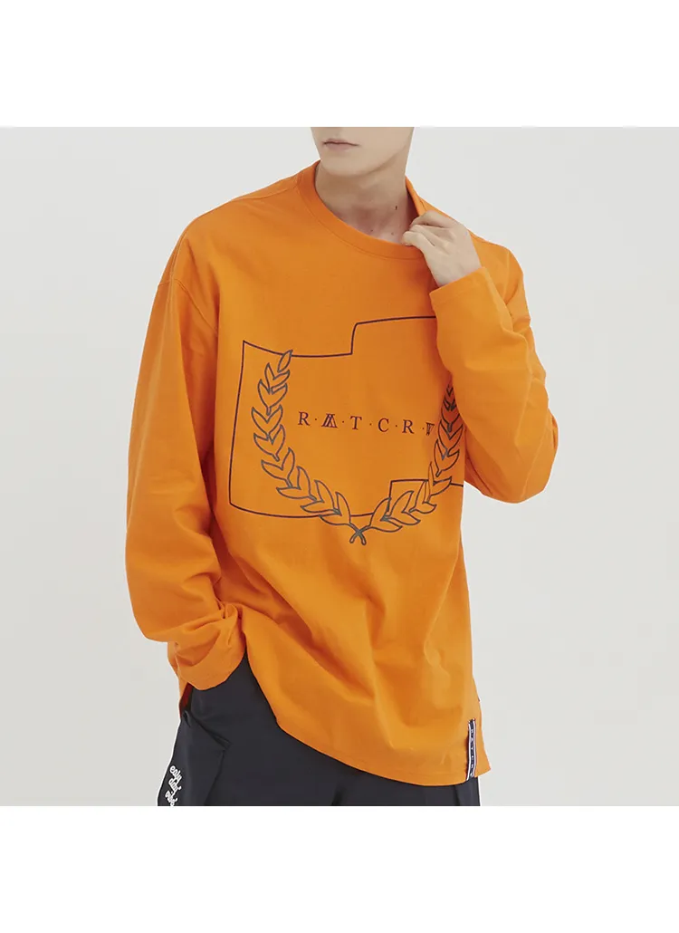 RMTCRWロングスリーブTシャツ(オレンジ) | 詳細画像1