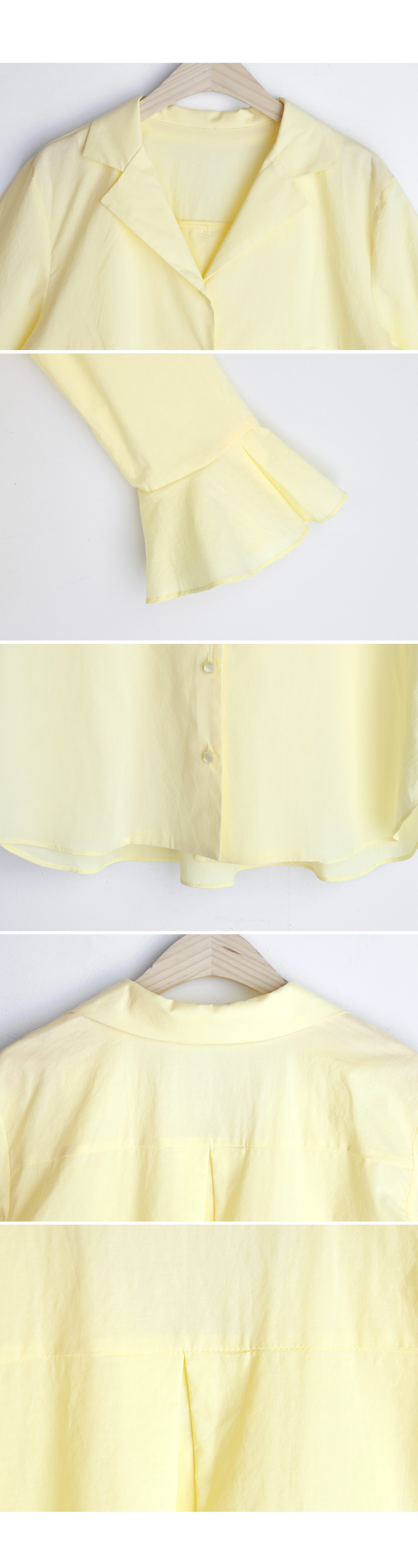 フレアスリーブオープンカラーシャツ・全3色 | DHOLIC PLUS | 詳細画像8