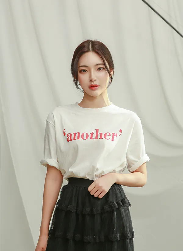 anotherルーズフィットTシャツ | nain | 詳細画像1