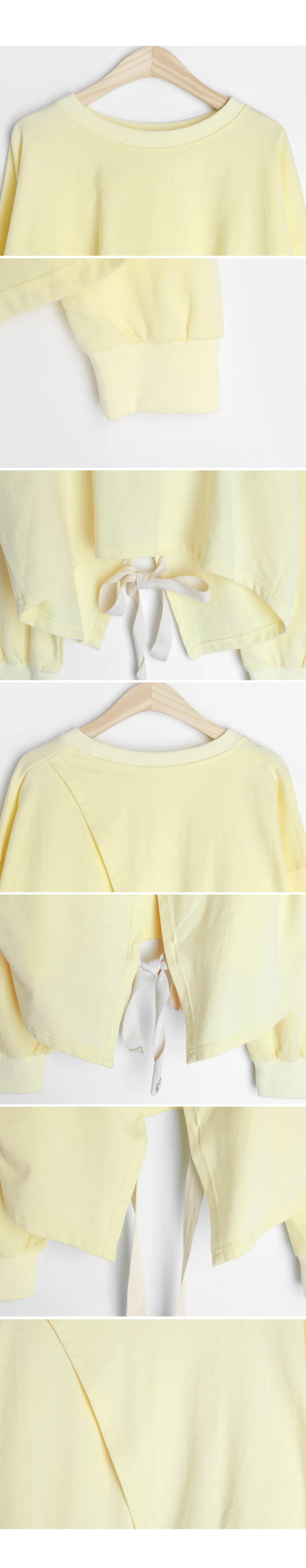 バックスリットリボンTシャツ・全2色 | DHOLIC | 詳細画像11