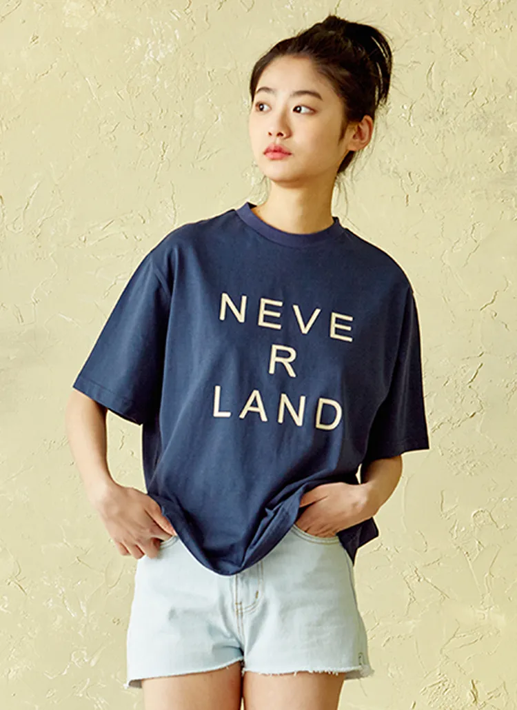 NEVEフロントロゴTシャツ(ネイビー) | 詳細画像1