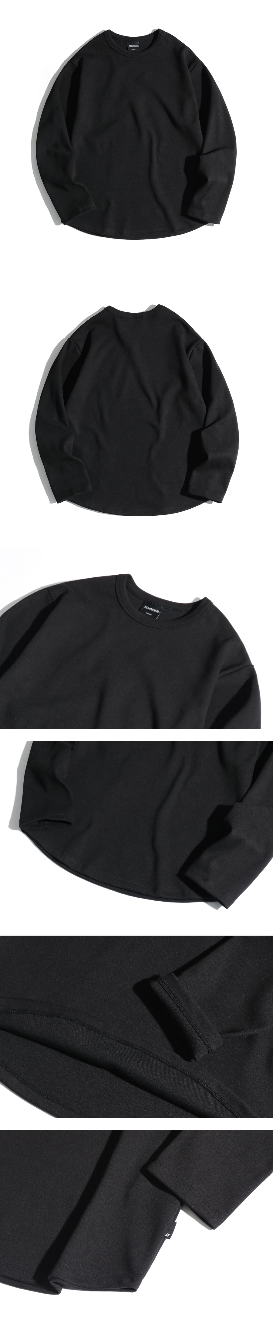 ベーシックレイヤードロングTシャツ(ブラック) | 詳細画像8