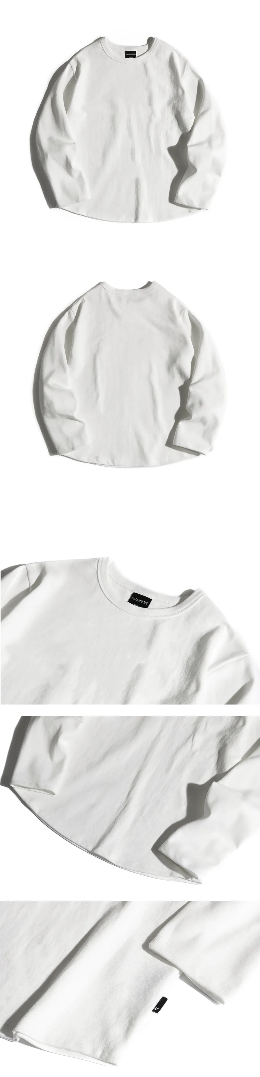 ベーシックレイヤードロングTシャツ(アイボリー) | 詳細画像8