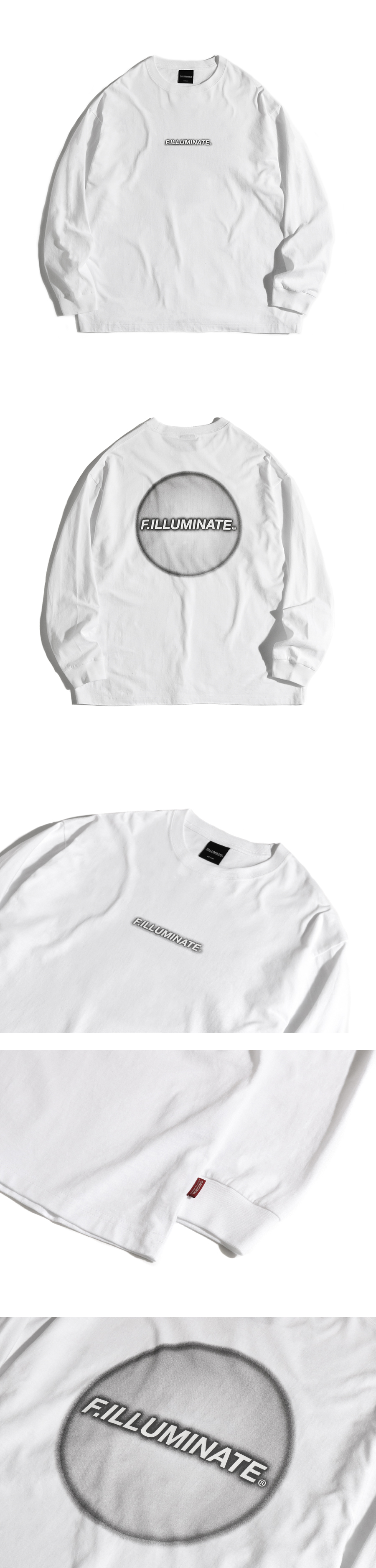 グラデュアルロゴロングTシャツ(ホワイト) | 詳細画像9