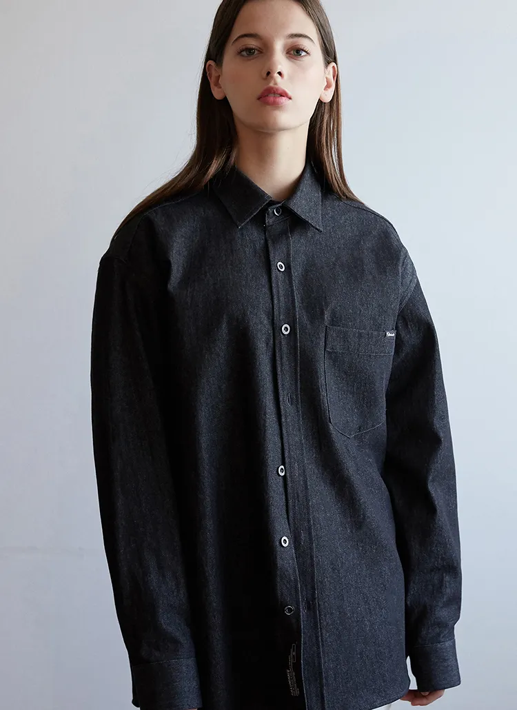 オリジナルデニムシャツ(ブラック) | 詳細画像1