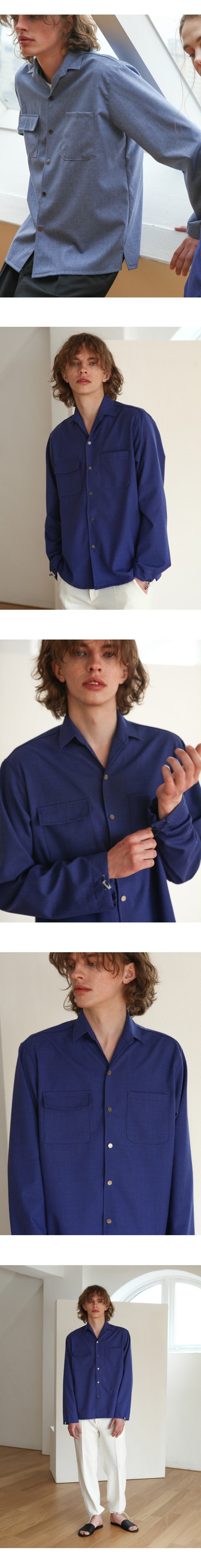 オーバーストリング袖ジャケット(ブルー) | 詳細画像3