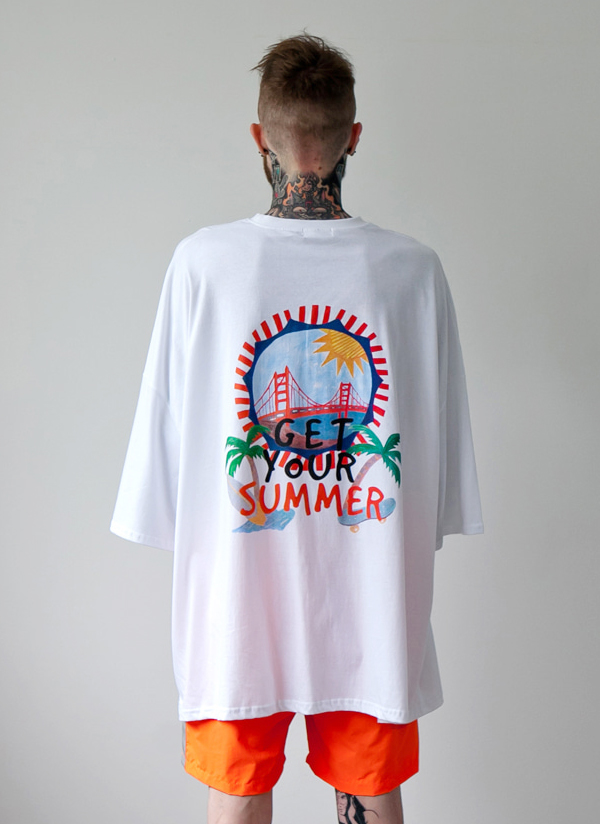 SummerロゴオーバーTシャツ | 詳細画像1