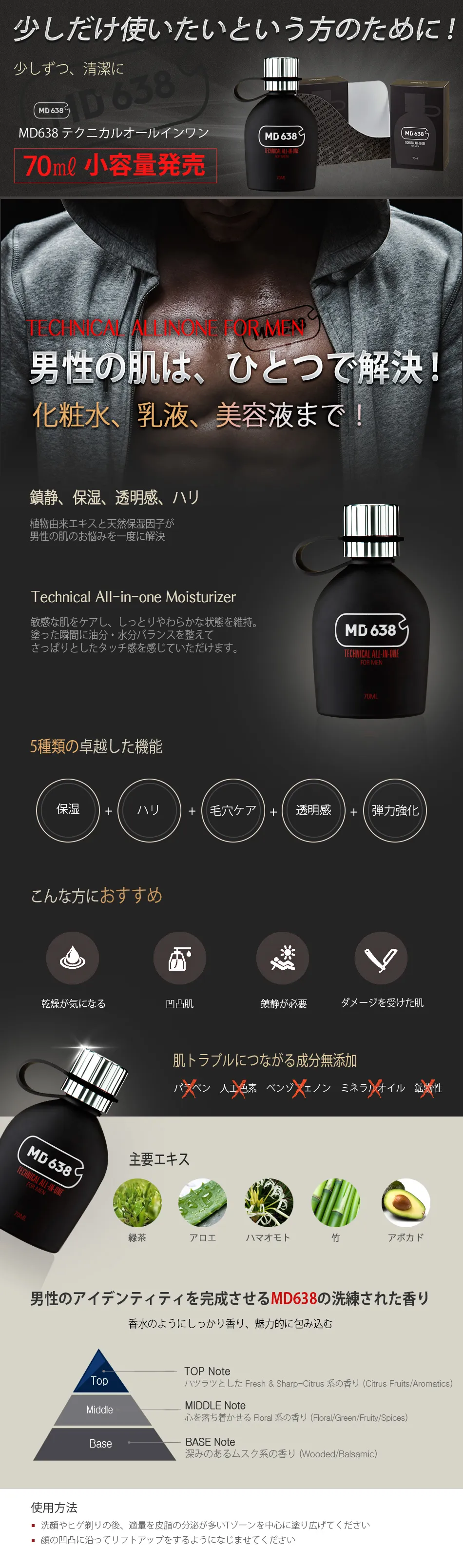 [MD638]テクニカルオールインワン70ML | 詳細画像2