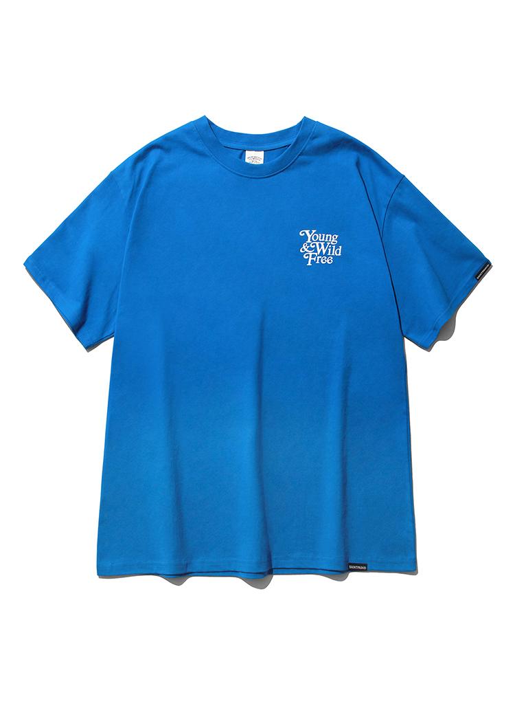 YWFプリント半袖Tシャツ(ブルー) | 詳細画像1