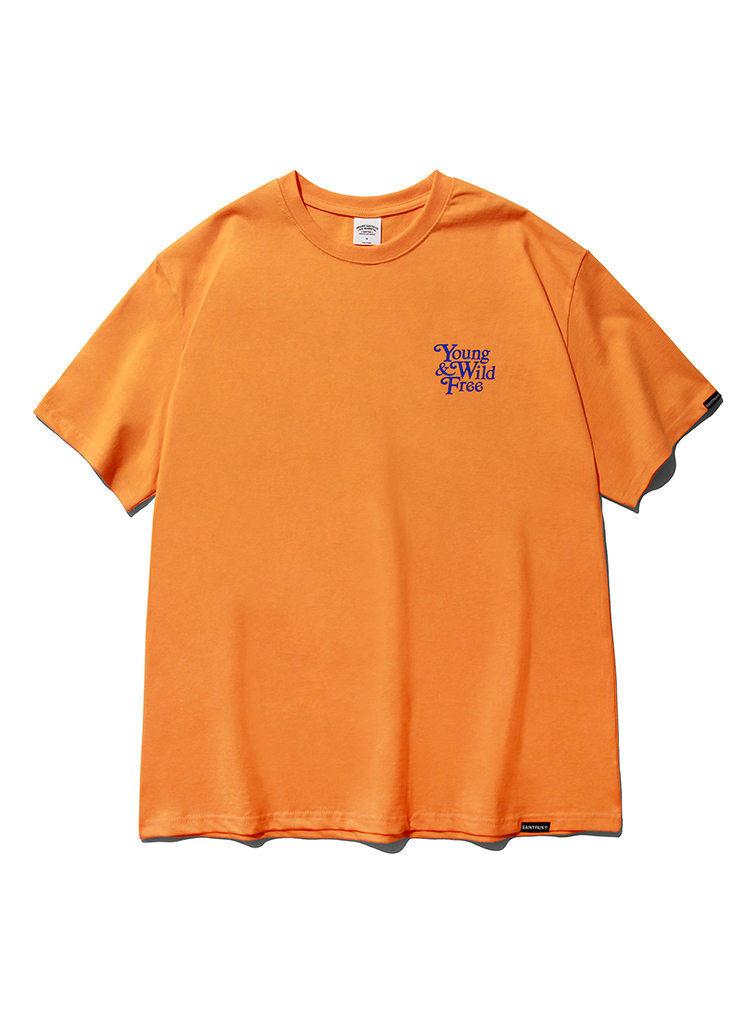 YWFプリント半袖Tシャツ(オレンジ) | 詳細画像1