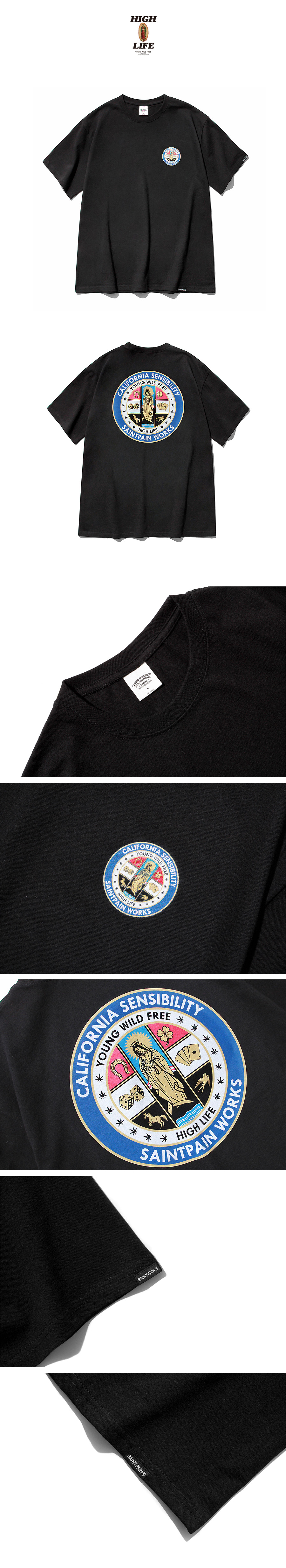バックサークルSPロゴ半袖Tシャツ(ブラック) | 詳細画像6