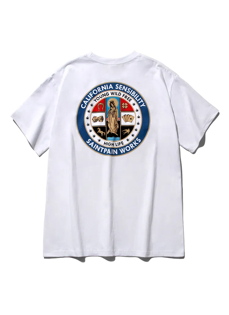 バックサークルSPロゴ半袖Tシャツ(ホワイト) | 詳細画像1