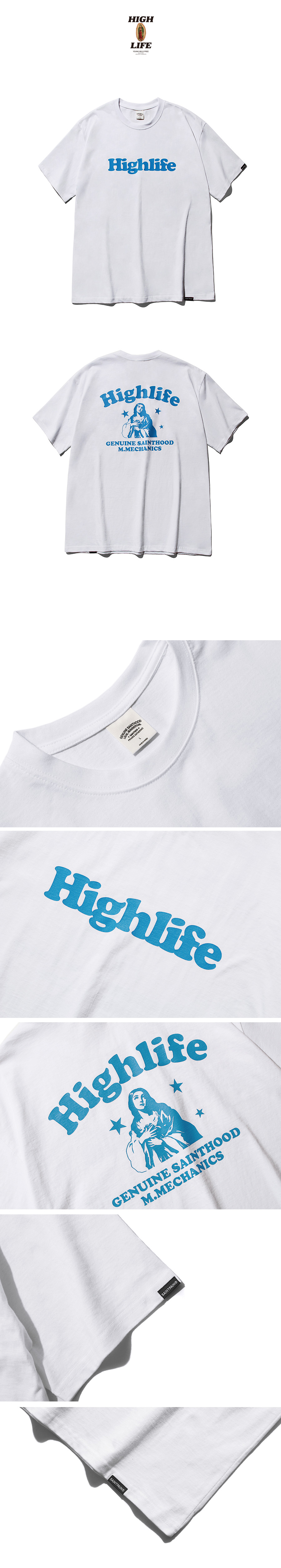 SPマリアプリント半袖Tシャツ(ホワイト) | 詳細画像6