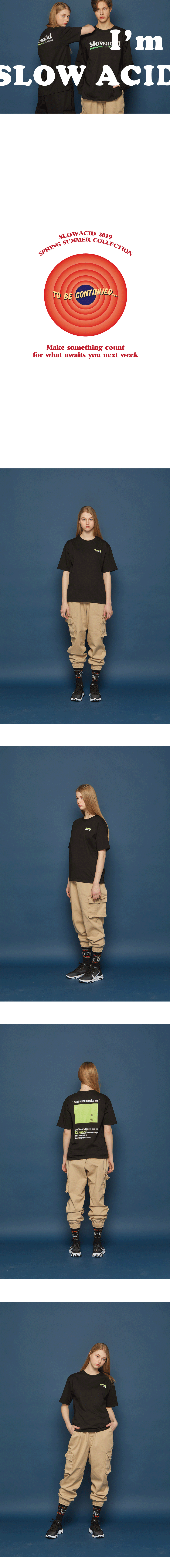 Neon Calendar半袖Tシャツ(ブラック) | 詳細画像2