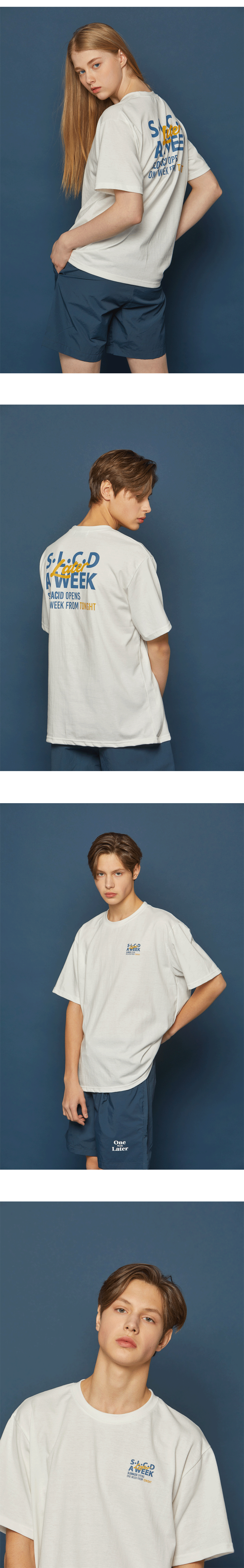 LATERロゴ半袖Tシャツ(ホワイト) | 詳細画像4