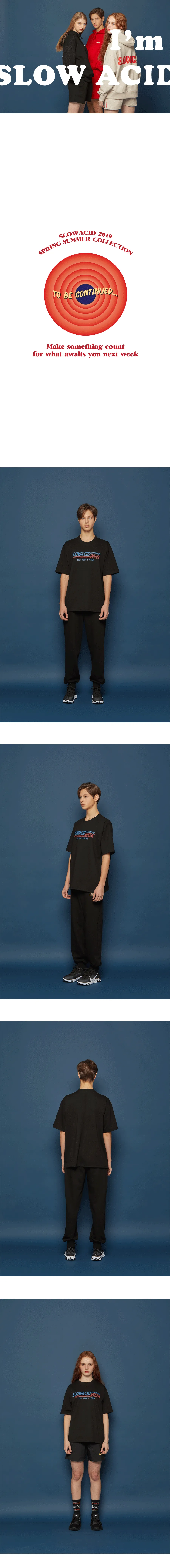WEEKロゴ半袖Tシャツ(ブラック) | 詳細画像2