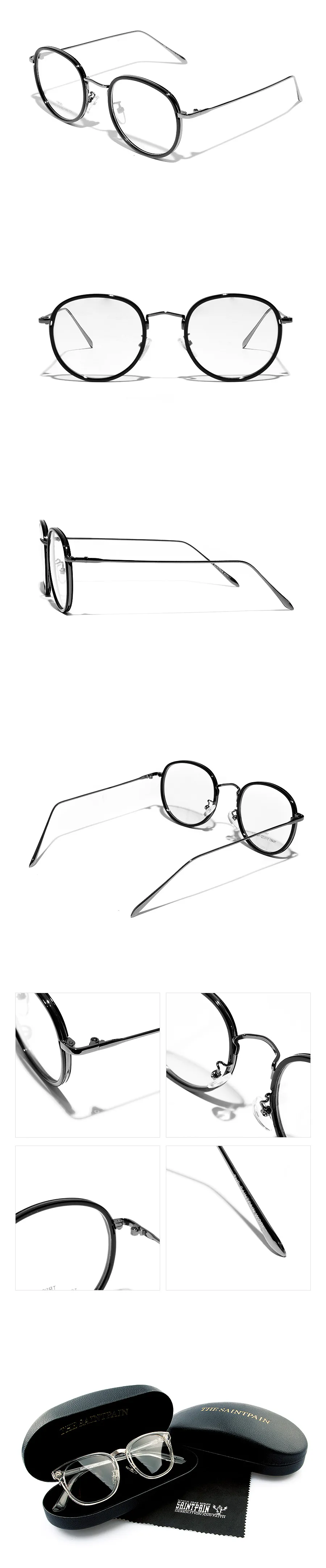 SPボストンフレーム眼鏡(シルバー) | 詳細画像4