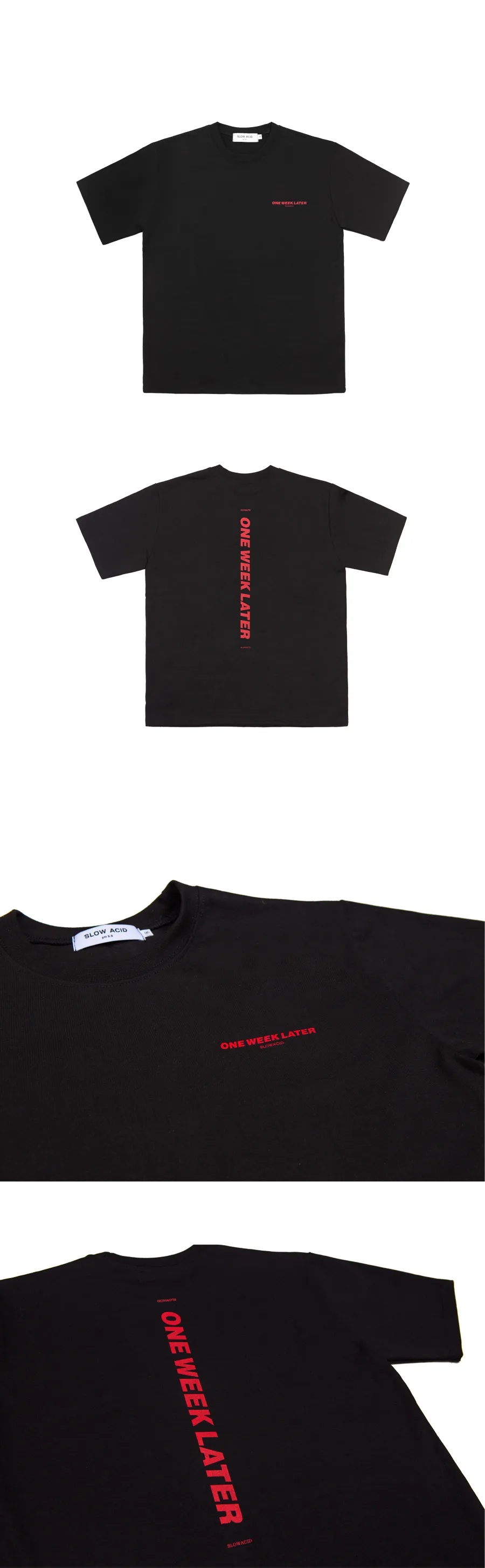 Verticalロゴ半袖Tシャツ(ブラック) | 詳細画像4
