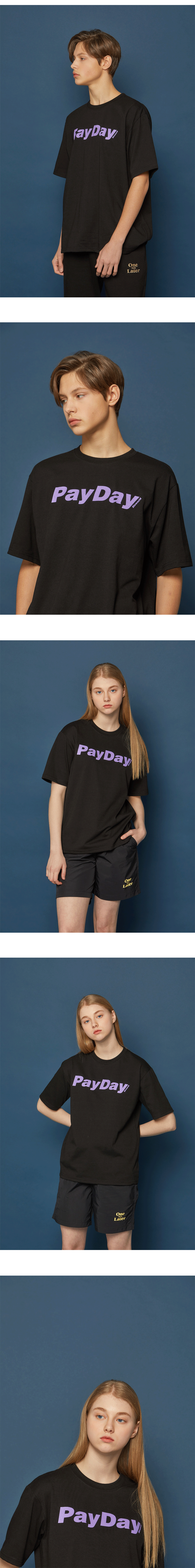 PayDayロゴ半袖Tシャツ(ブラック) | 詳細画像3