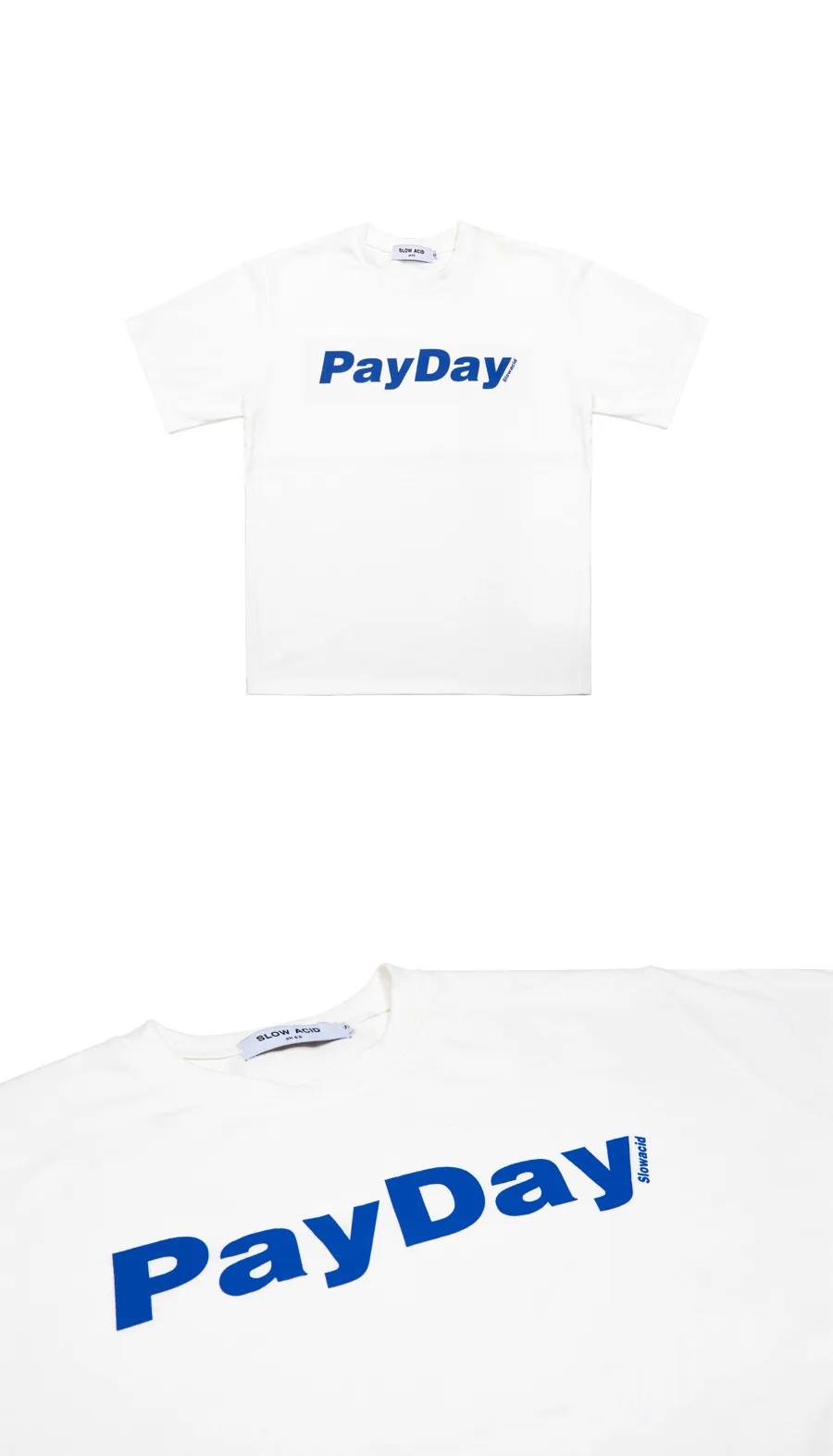 PayDayロゴ半袖Tシャツ(ホワイト) | 詳細画像4
